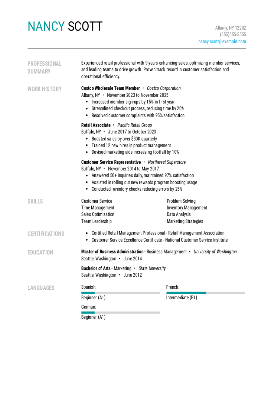 Remote Customer Service Rep Resume Examples for 2026 | Resume Worded, image size:900x1350