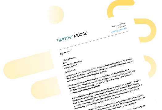 Cover Letter Counter Right