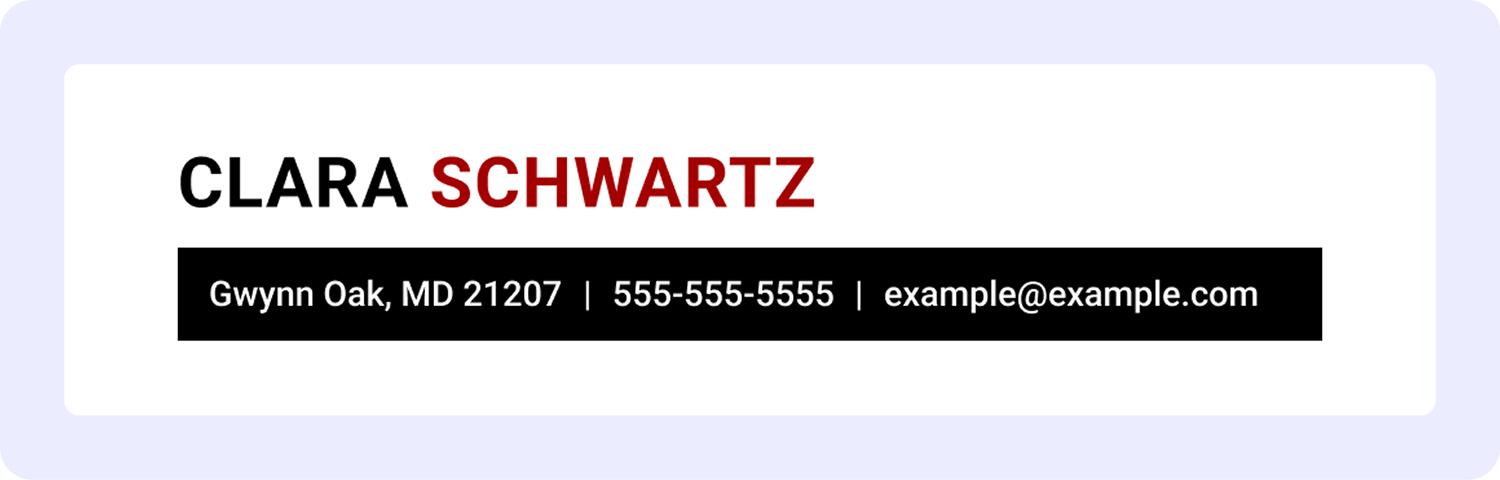 Format Your Header