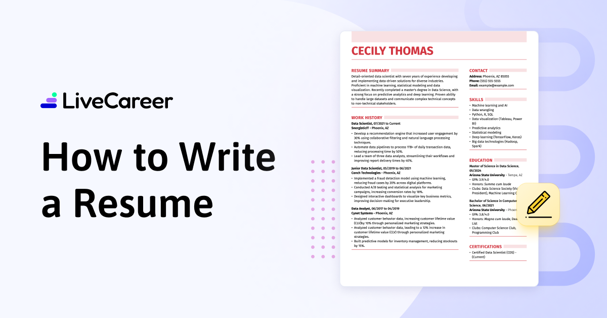 How to Write a Resume in 2026 (Examples & Guide)