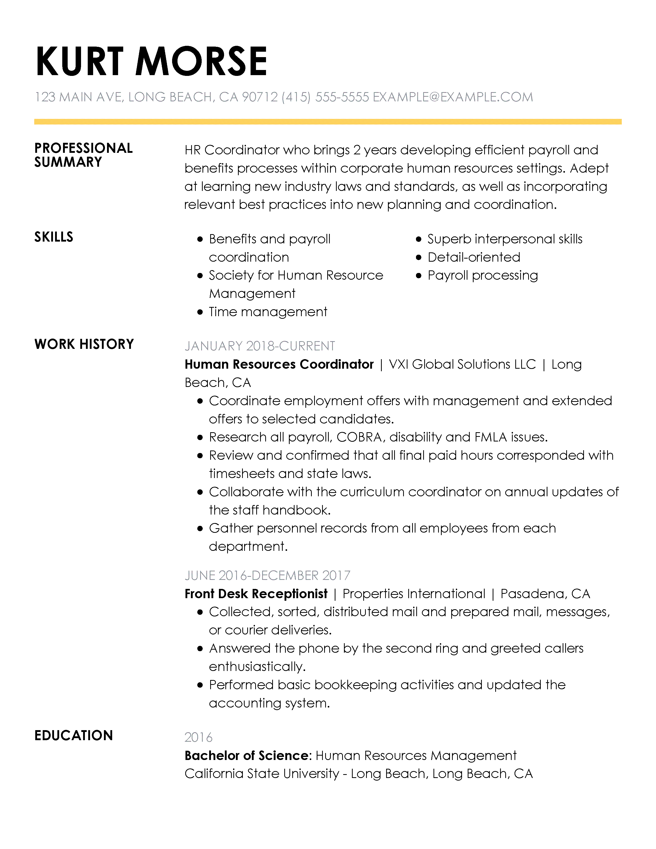 how to make resume for applying job sample