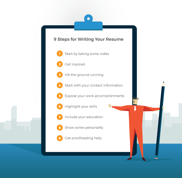 how to write a resume in 10 steps