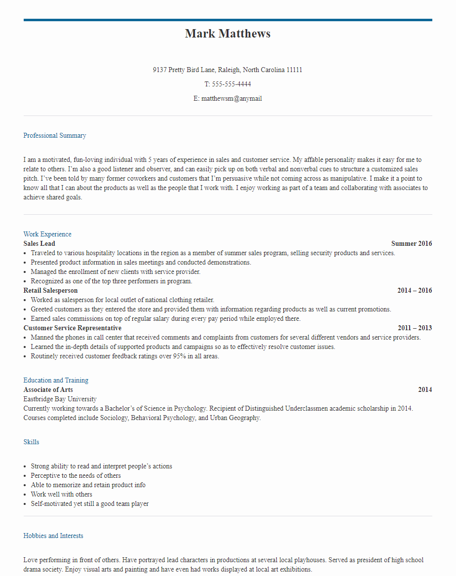 12 Top Professional Cv Examples And Cv Templates Livecareer