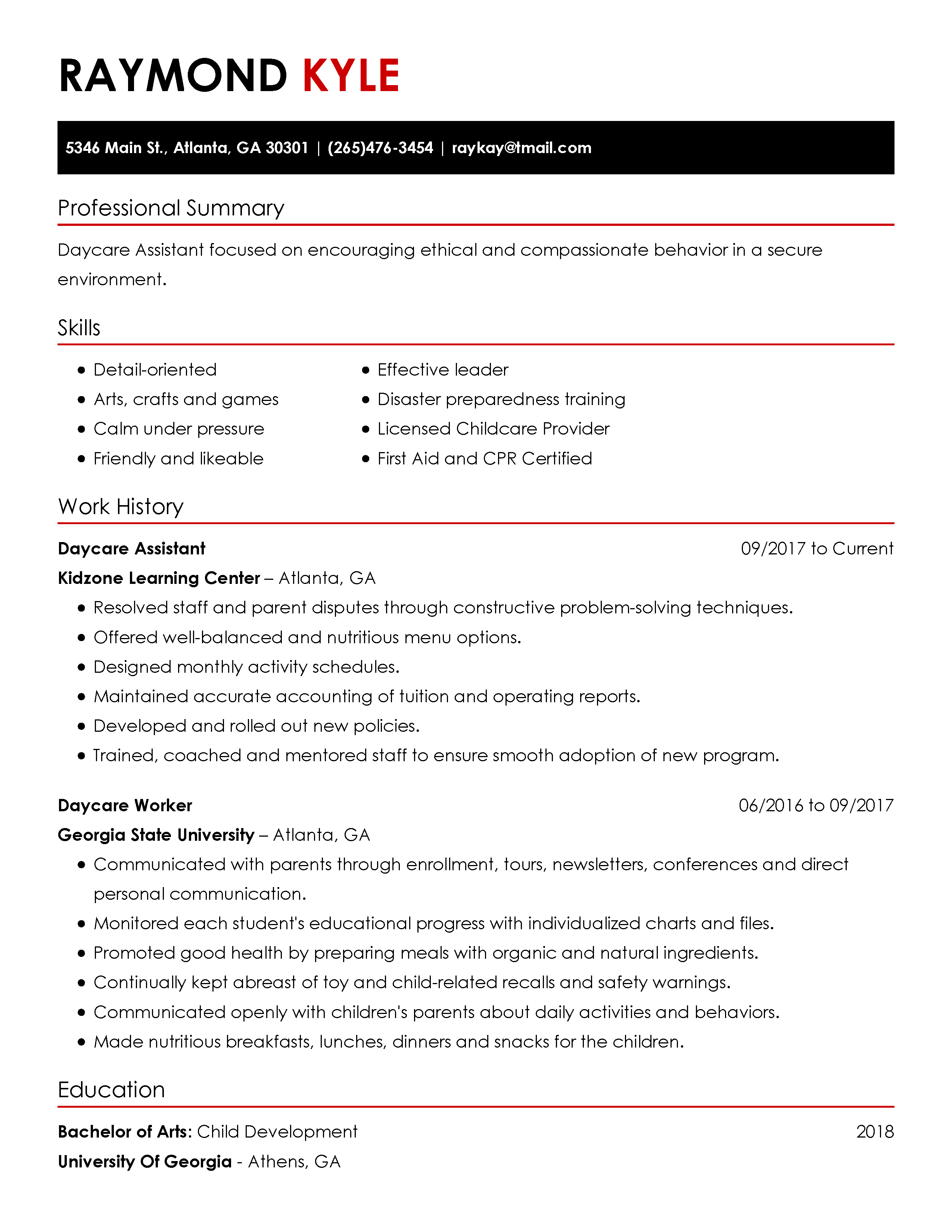 FREE Resume Templates Easy To Customize Line Templates
