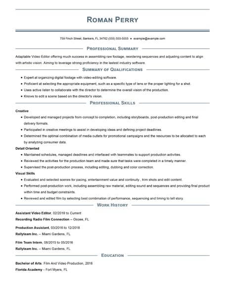 Functional Skills Resume Template from www.livecareer.com