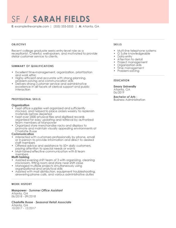 Eye Grabbing Resume Objectives Examples Livecareer