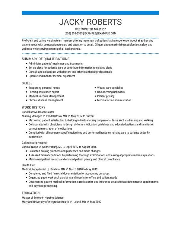 Statement Of Qualifications Template from www.livecareer.com