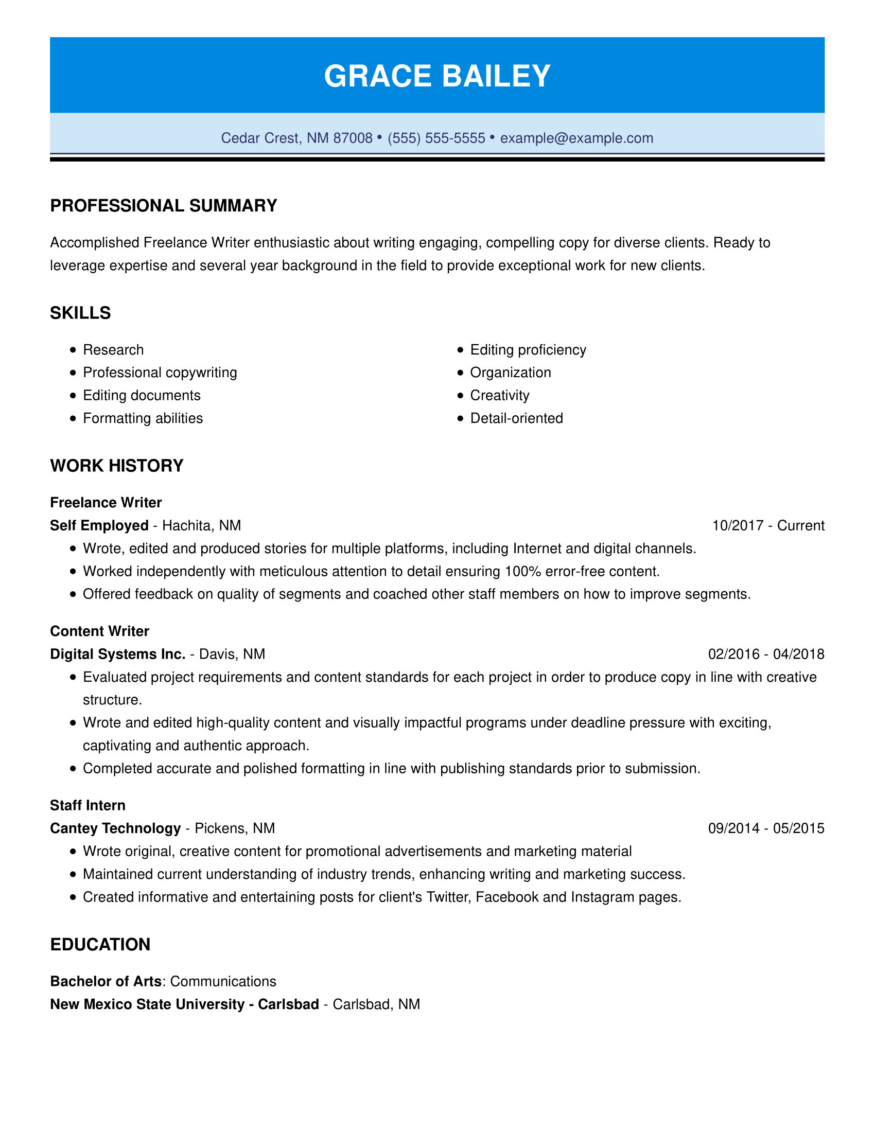 freelance resume writer in mumbai