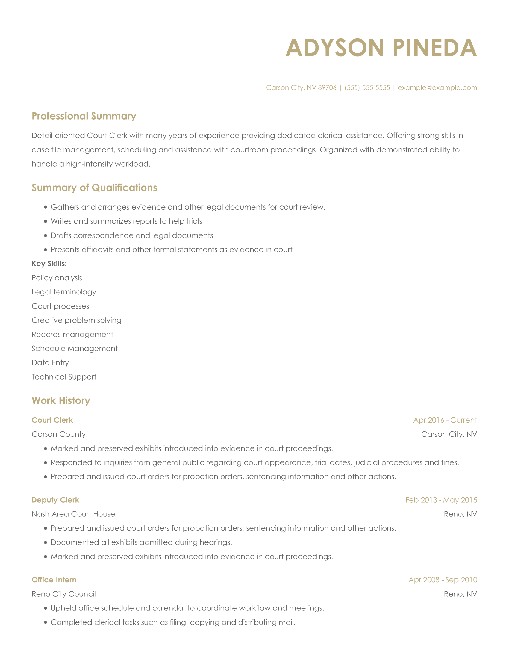 Professional Law Resume Examples for 26  LiveCareer