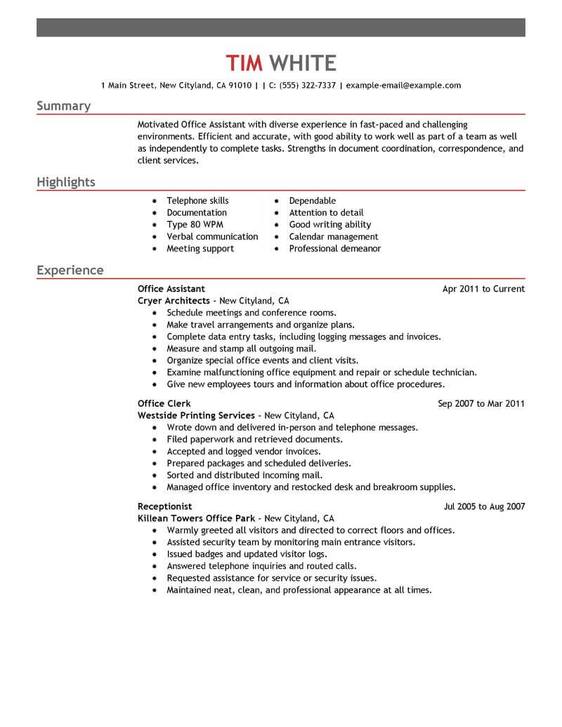 skills and abilities for hospitality resume examples