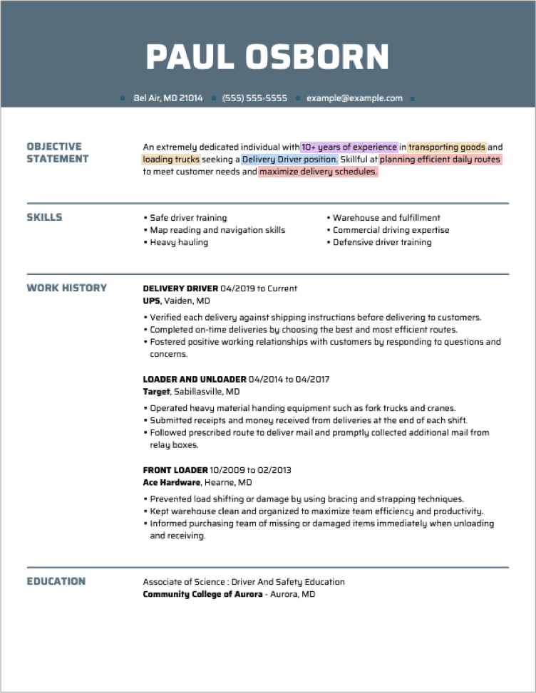 objective for it resume examples