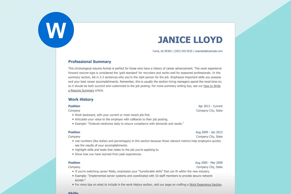 How To Make A Resume On Word For 2023 Resume Examples 