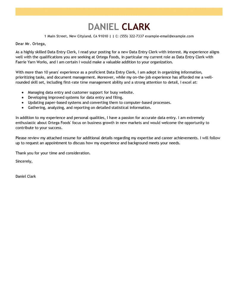 Cover Letter Format Template from www.livecareer.com