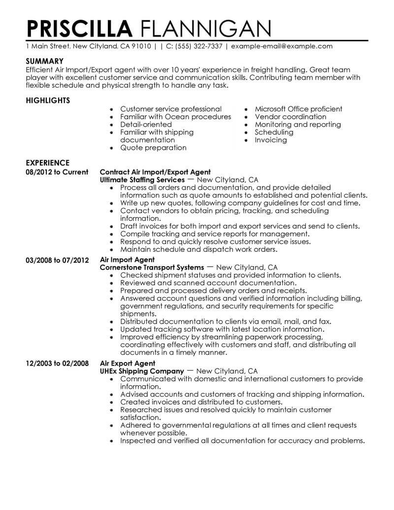 federal resume help