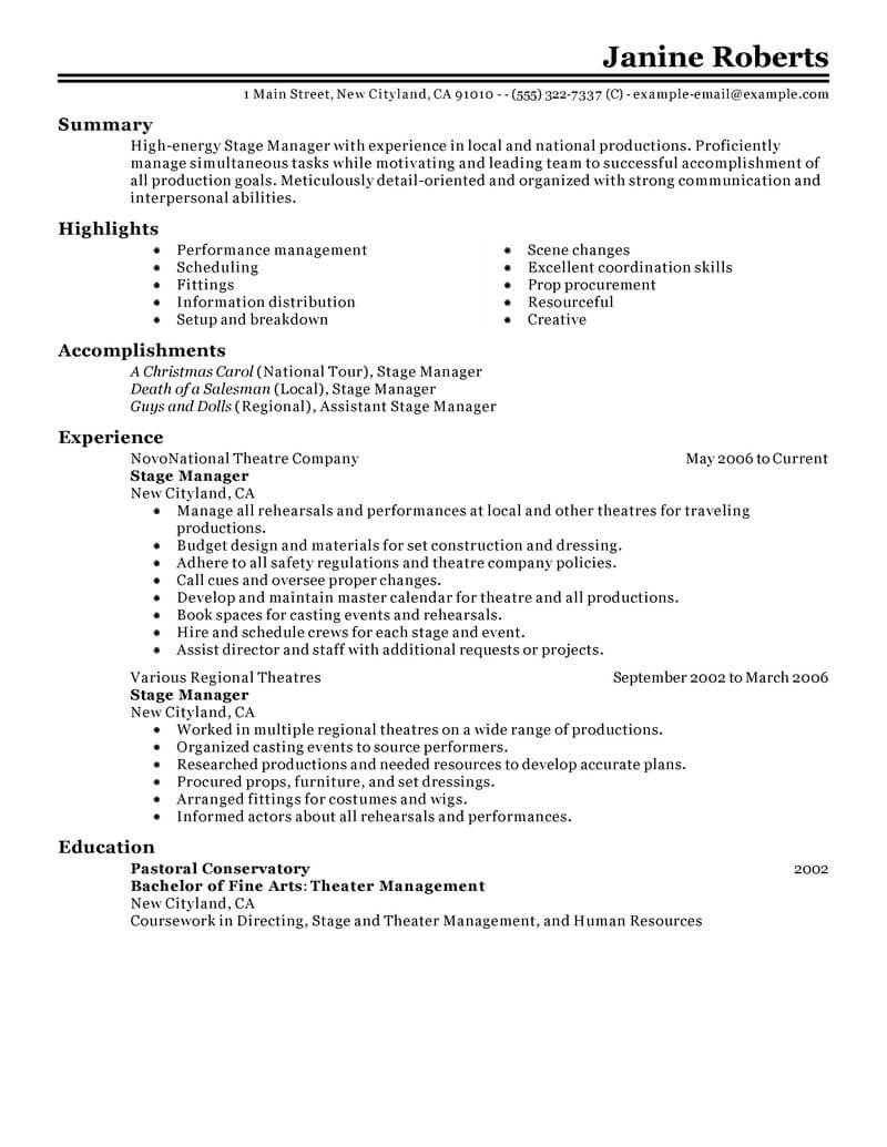 Supervisor Resume Sample Supervisor Resumes Livecareer