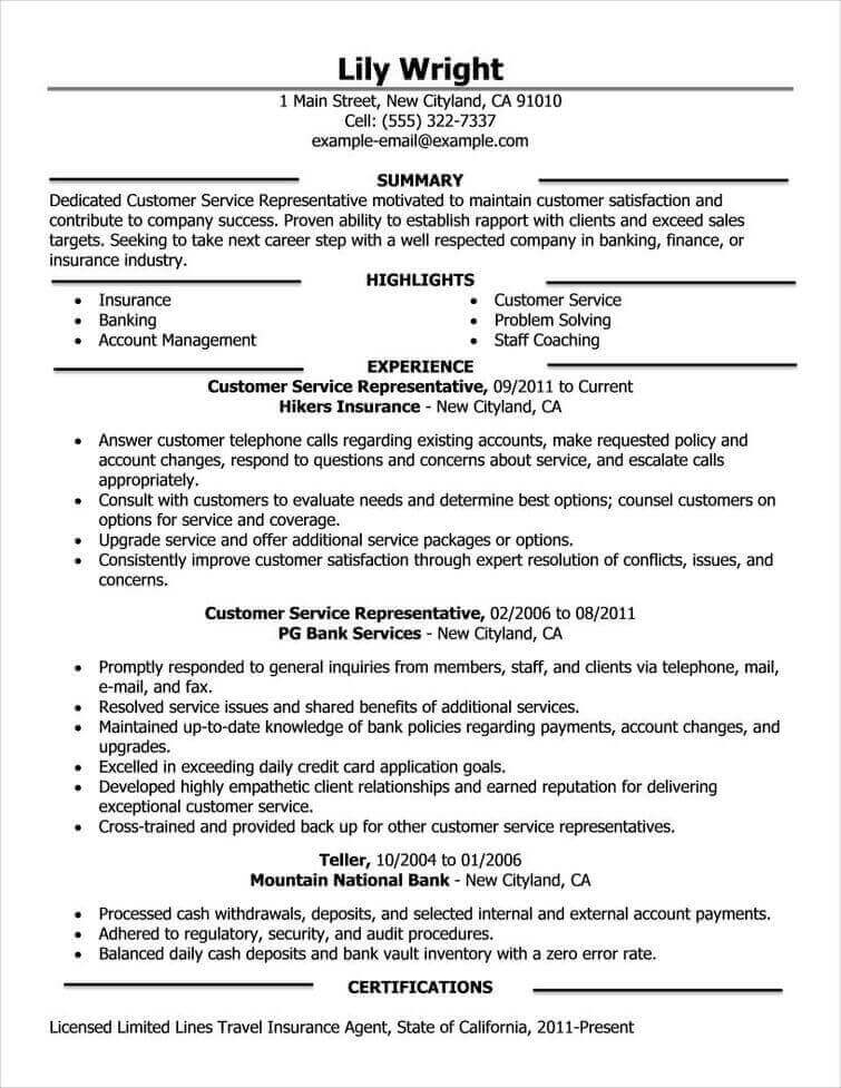 Free Resume Examples by Industry  Job Title  LiveCareer